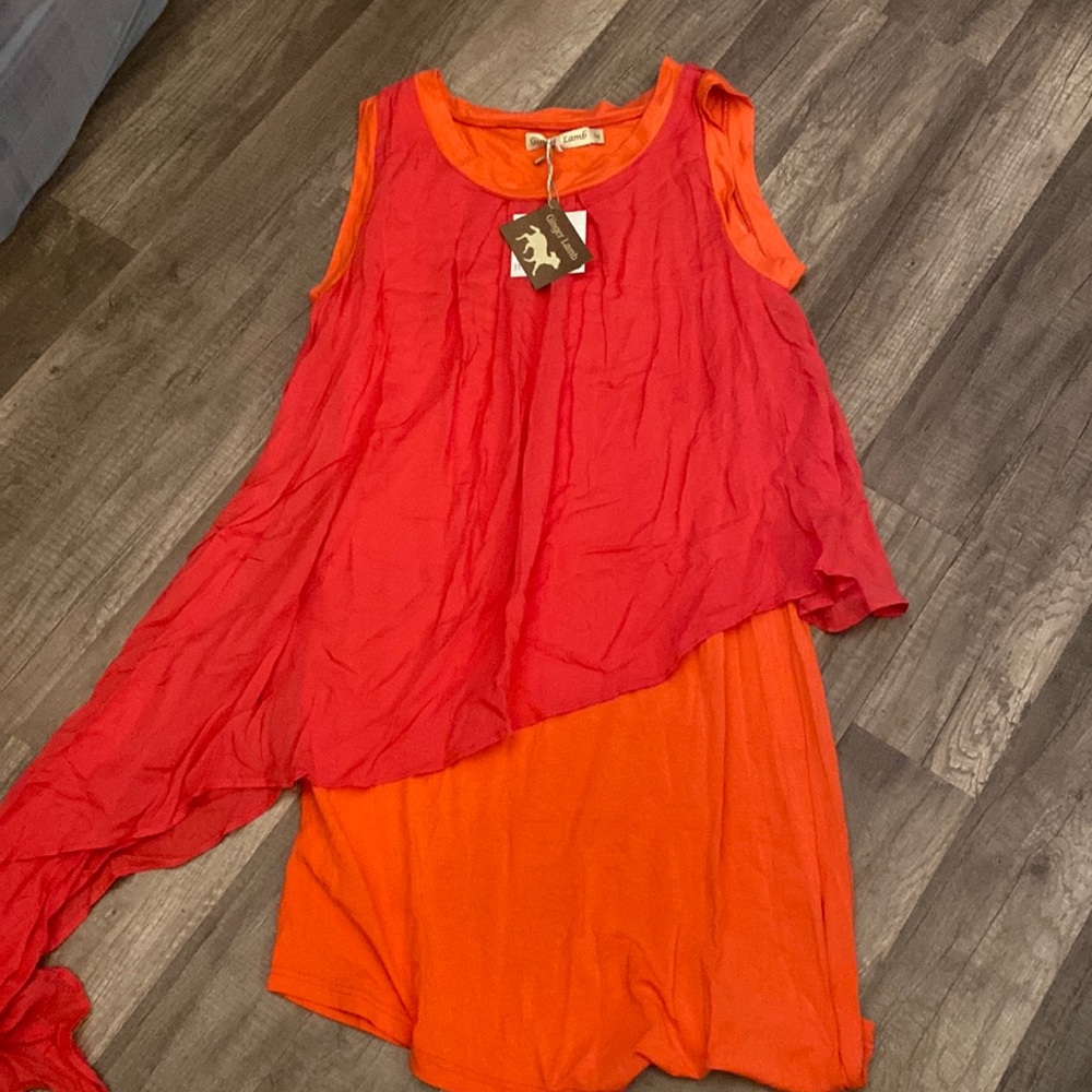 Ginger Lamb Assymetrical dress